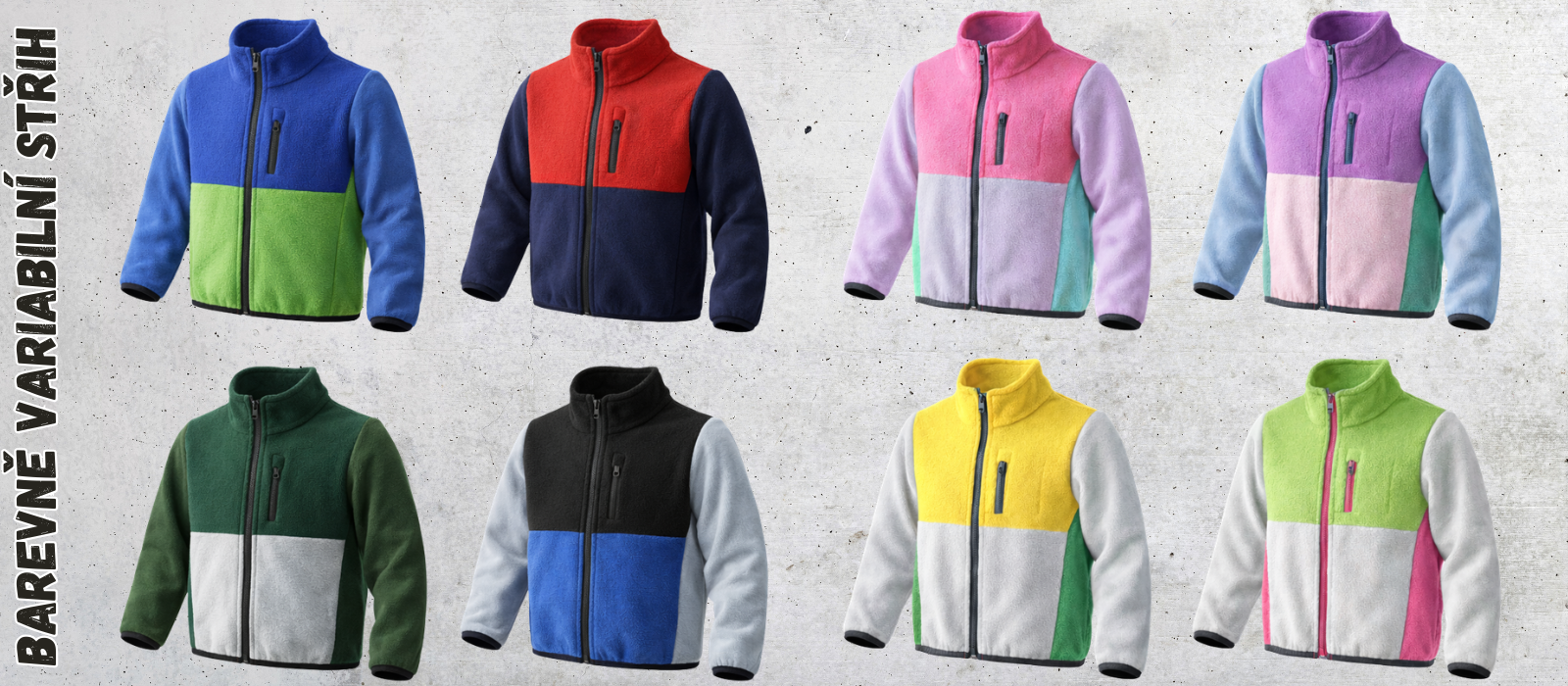 mikina fox-barevné variace